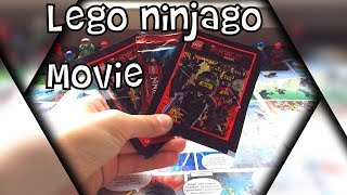 Открытие 3 упаковок КАРТОЧЕК И НАКЛЕЕК LEGO NIJAGO MOVIE(ЛЕГО НИНДЗЯГО ФИЛЬМ)!