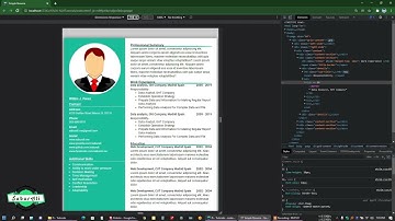 01. Create Responsive Resume / CV Template using HTML and CSS || Part 02 || Sabur Ali