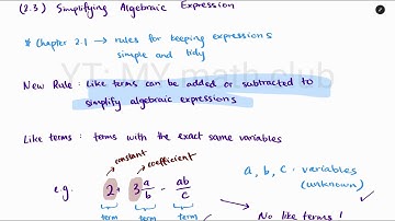 How to simplify algebraic expressions? | IGCSE Year 10&11  Mathematics