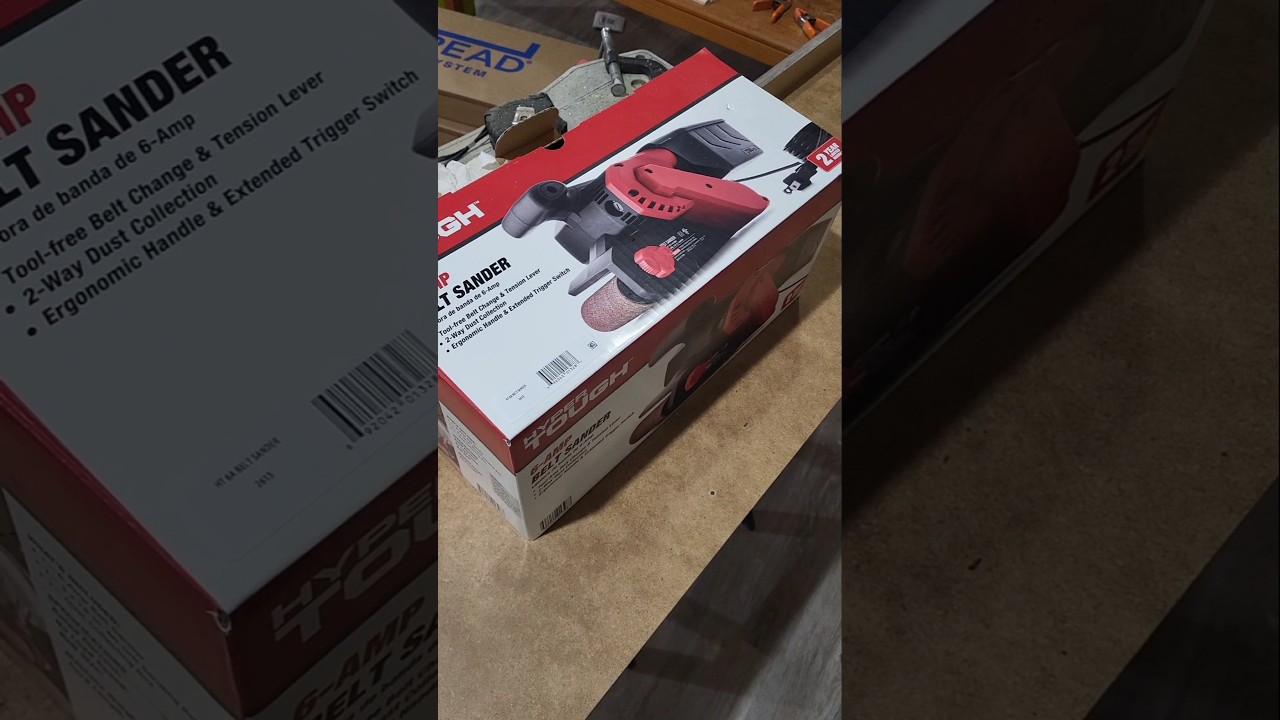 Kens DIYandHowTo Tool Review Time! BUDGET FRIENDLY Hyper Tough 6amp 3"x18" Corded 120v 