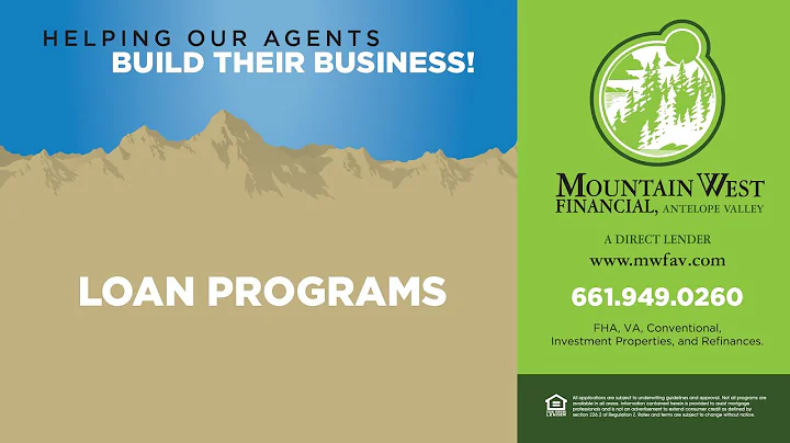 Types of LOAN PROGRAMS Explained