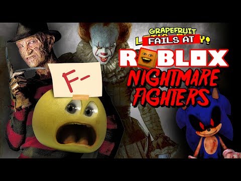 Grapfruit Fails At Roblox Nightmare Fighters Youtube - roblox nightmare fighters beta vip youtube