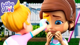 Baby Alive Official 🥴 OUCH! Charlie Gets A Boo Boo 💫 Kids Videos 💕