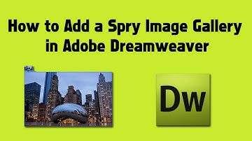 How to Add a Spry Image Gallery in Adobe Dreamweaver