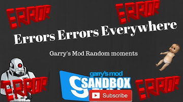 Errors Errors everywhere   Garry