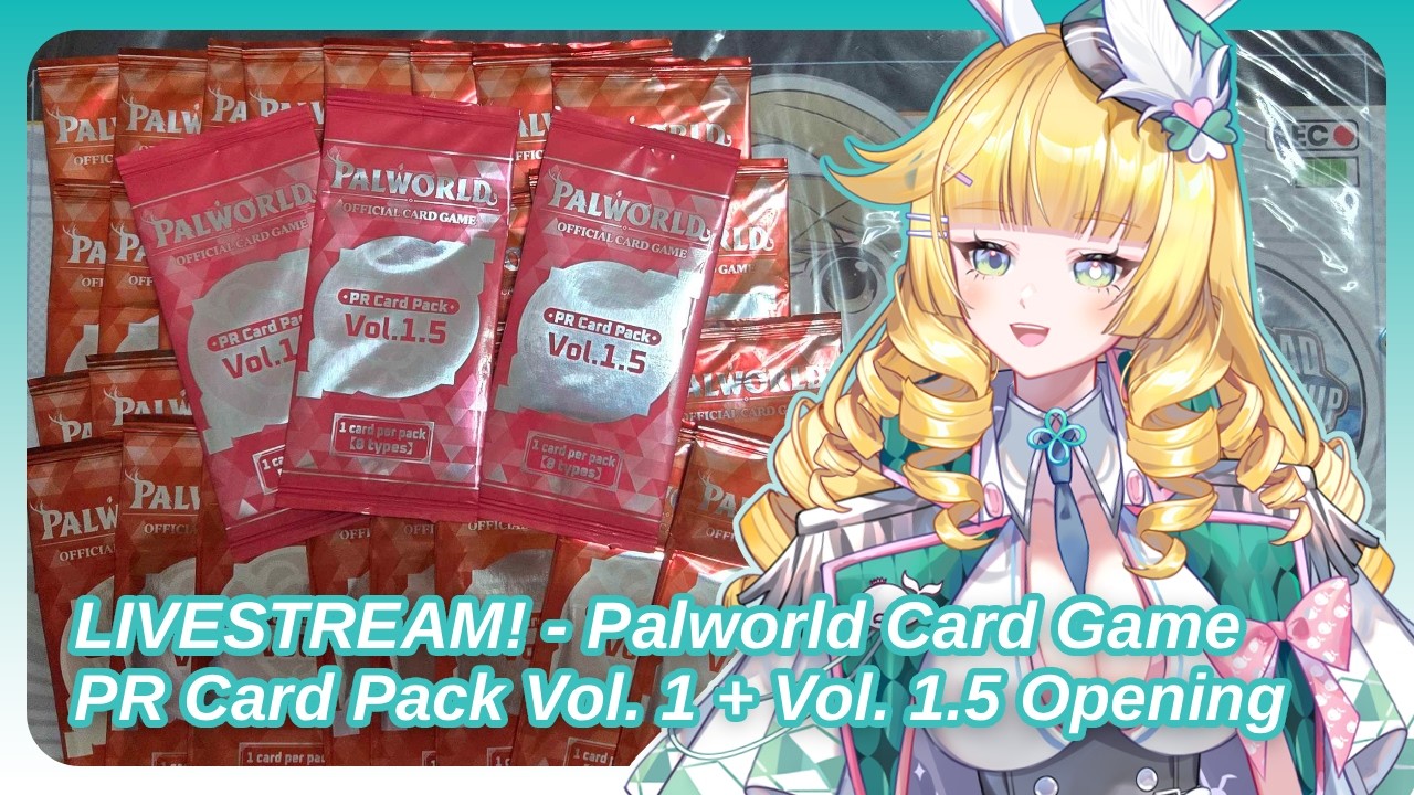 Palworld Official Card Game - Opening PR Card Packs Vol. 1 + 1.5