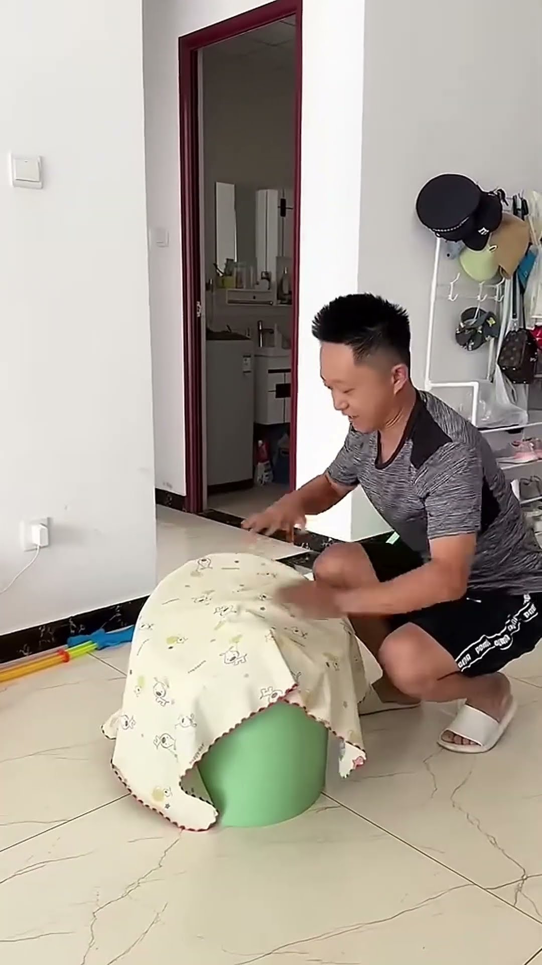 儿子到底是怎么出来的呢#Cute baby#Cute#呆萌小米宝#聪明宝宝#萌娃#整蛊#测试
