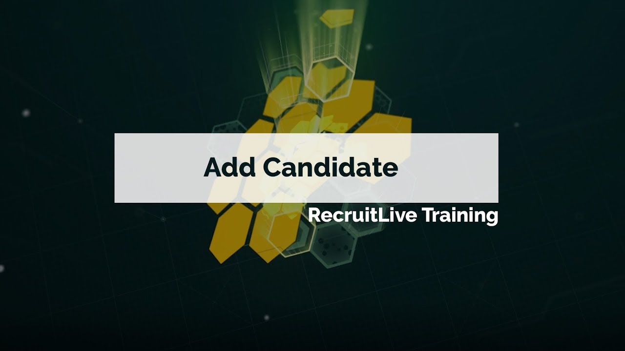 Candidate Add Candidate - YouTube