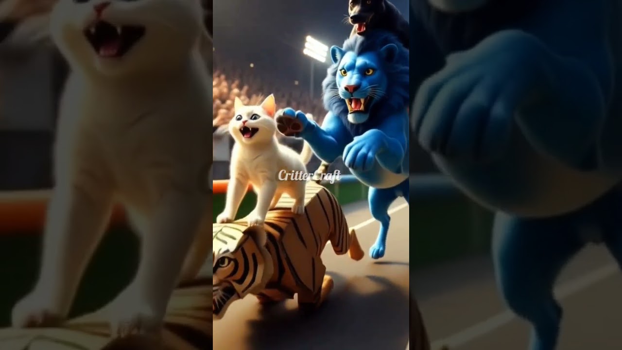 Title race between the cat and dog 