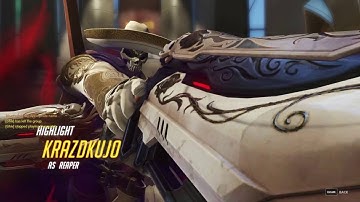 Overwatch: Reaper solo team kill during Overtime at .3 meters