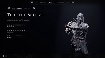 MORTAL SHELL Tiel The Acolyte Fallgrim Tower Seek Name 02.09.20