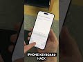 iPhone Keyboard Hack!