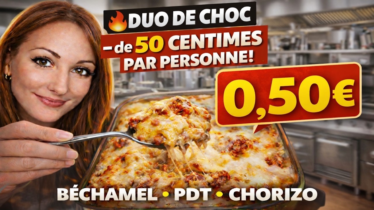 (MOINS DE 50 cts) REPAS COMPLET PAS CHER  : contre l'inflation Notre Duo de choc !