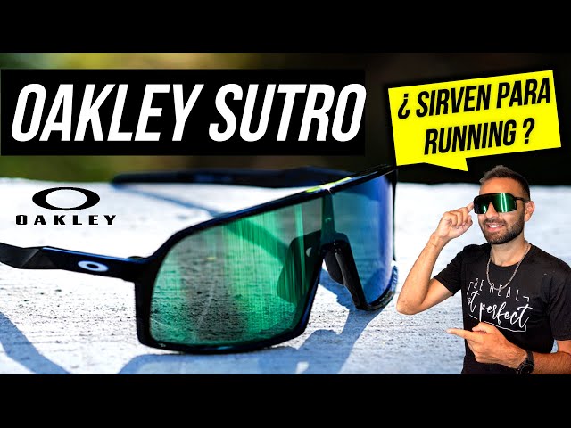 OAKLEY SUTRO 🔥 - Gafas de Ciclismo, ¿SIRVEN PARA CORRER? 🤔 