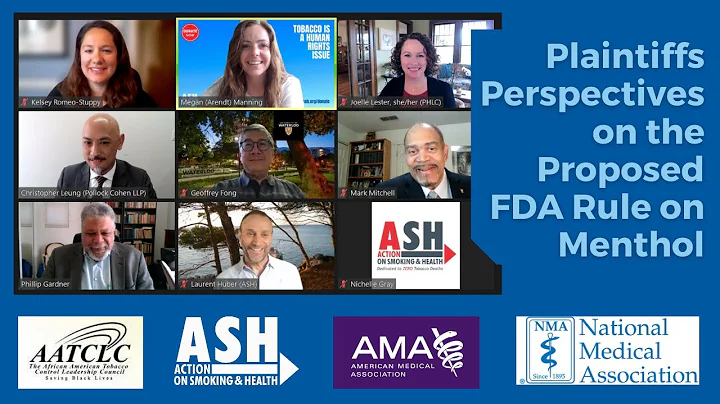 Plaintiffs' Perspectives on the Proposed FDA Rule ...