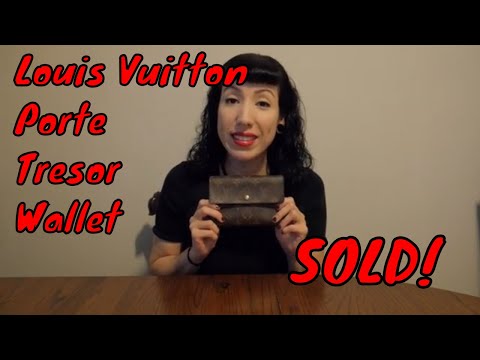 Louis Vuitton Monogram Porte-Monnaie Tresor Wallet in Monogram