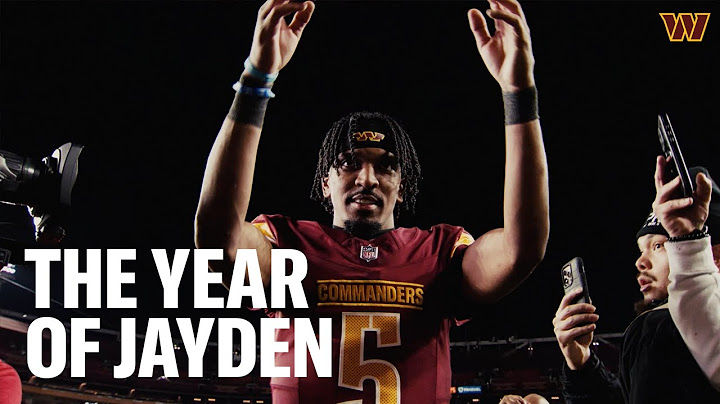The Year of Jayden | 2024 NFL Season | Washington Commanders