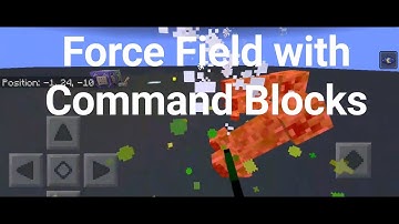 Force Field With Command Blocks | Minecraft: Pocket Edition
