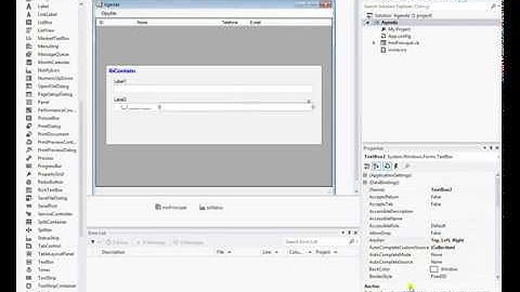 09 - Visual Studio (VB.Net) - Projeto Agenda - 03 - campos do Contato