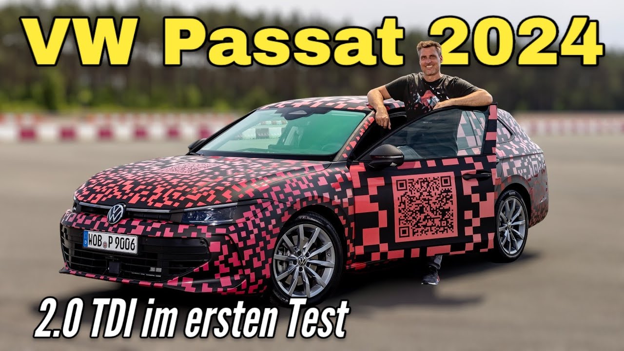 VW Passat 2024: Erster Test der neuen Kombi-Generation! DCC Pro, neues  Cockpit, 2.0 TDI