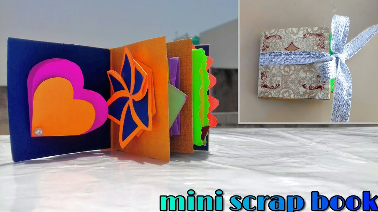 World's smallest scrap book.how to make scrap book - YouTube
