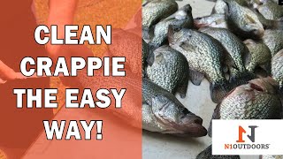 Cleaning Crappie the easy way [How to filet crappie step-by-step] | N1 Outdoors