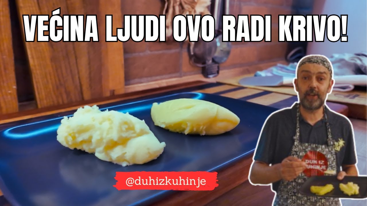 Kako skuhati savršen krumpir svaki put! Dvoboj pirea.