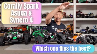 Corally Syncro 4, Asuga, Kagama, and Spark - how are they different and which one is best for you.