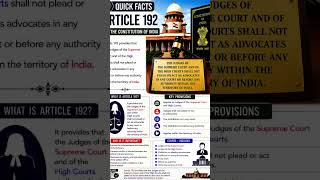Indian Constitution article 191-195 in simple Language) #study #students #ytshorts #shortsfeed