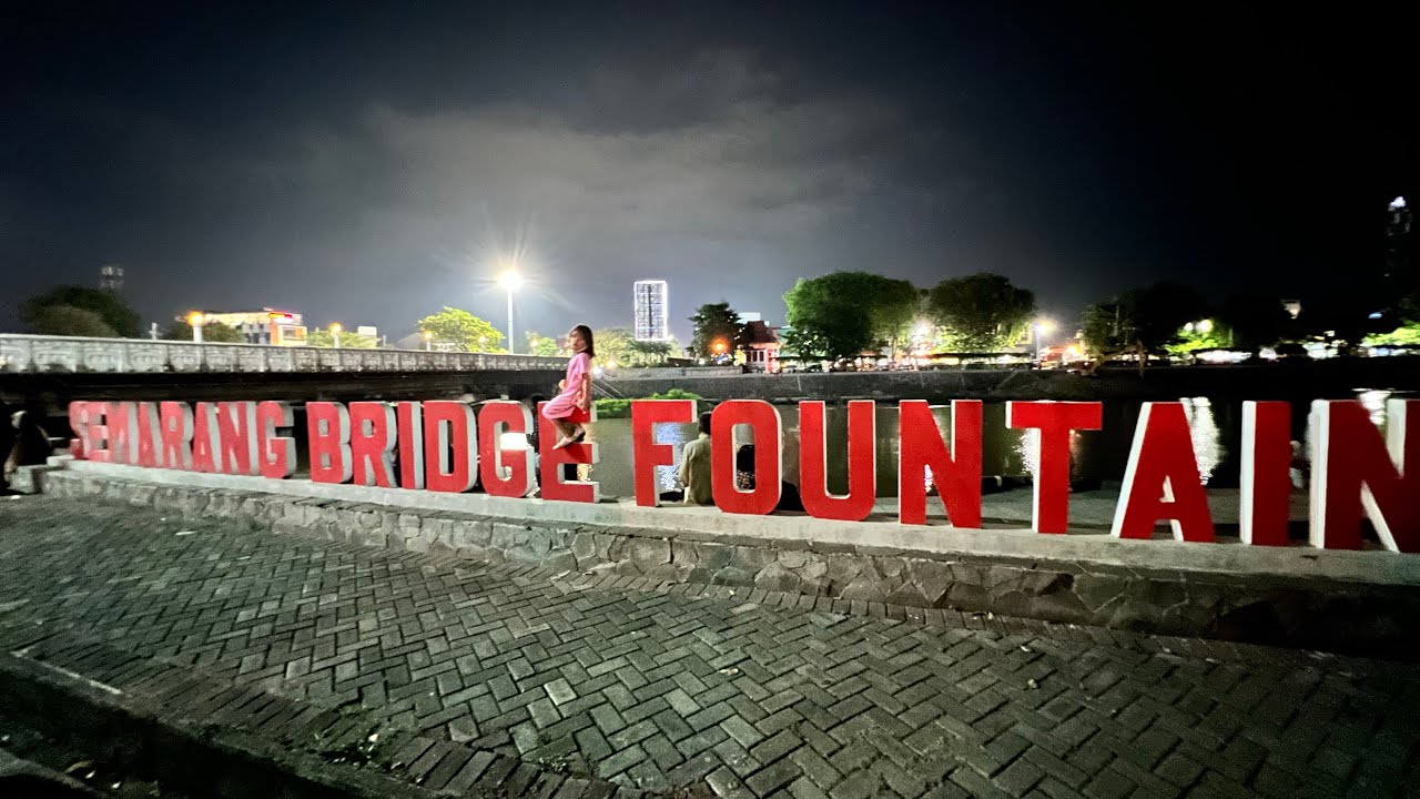 Wisata semarang, Semarang Bridge Fountain 