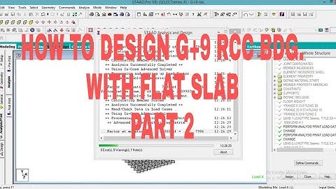 How to design G+9 multistorey residential building - part 2