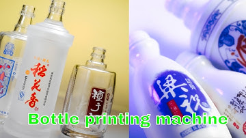 glass bottle screen printing machine with UV curing system(2021)