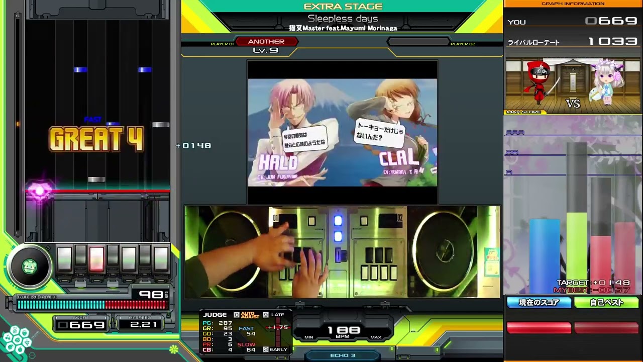 beatmania IIDX】Sleepless days / 猫叉Master feat.Mayumi Morinaga