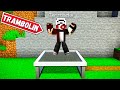 TRAMBOLİN YAPTIM - MİNECRAFT GERÇEK HAYAT #27 - Minecraft