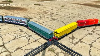 Find and assemble diesel train toys, Thomas and Friends electric train toys
