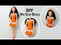 DIY Doll Dress from Paper | Barbie hacks and Crafts | Paper Crafts