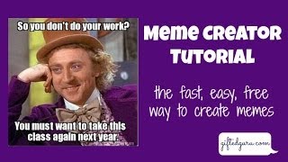 MemeCreator.org Tutorial screenshot 1