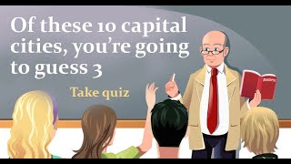 Capital Cities Quiz