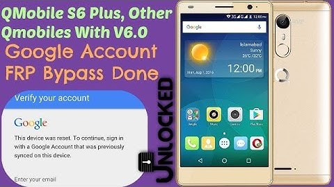 Google Account Bypass On Qmoible S6 Plus FRP Reset Done "Without Pc"