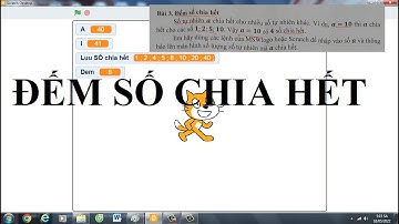LẬP TRÌNH SCRATCH ĐẾM SỐ CHIA HẾT | VDD SHOA