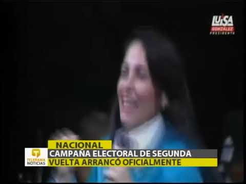 Campaña electoral de segunda vuelta arrancó oficialmente