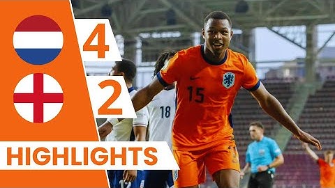 Netherlands 🇳🇱 vs England 4-2 | Highlights - U19 European Championship #uefa #highlights
