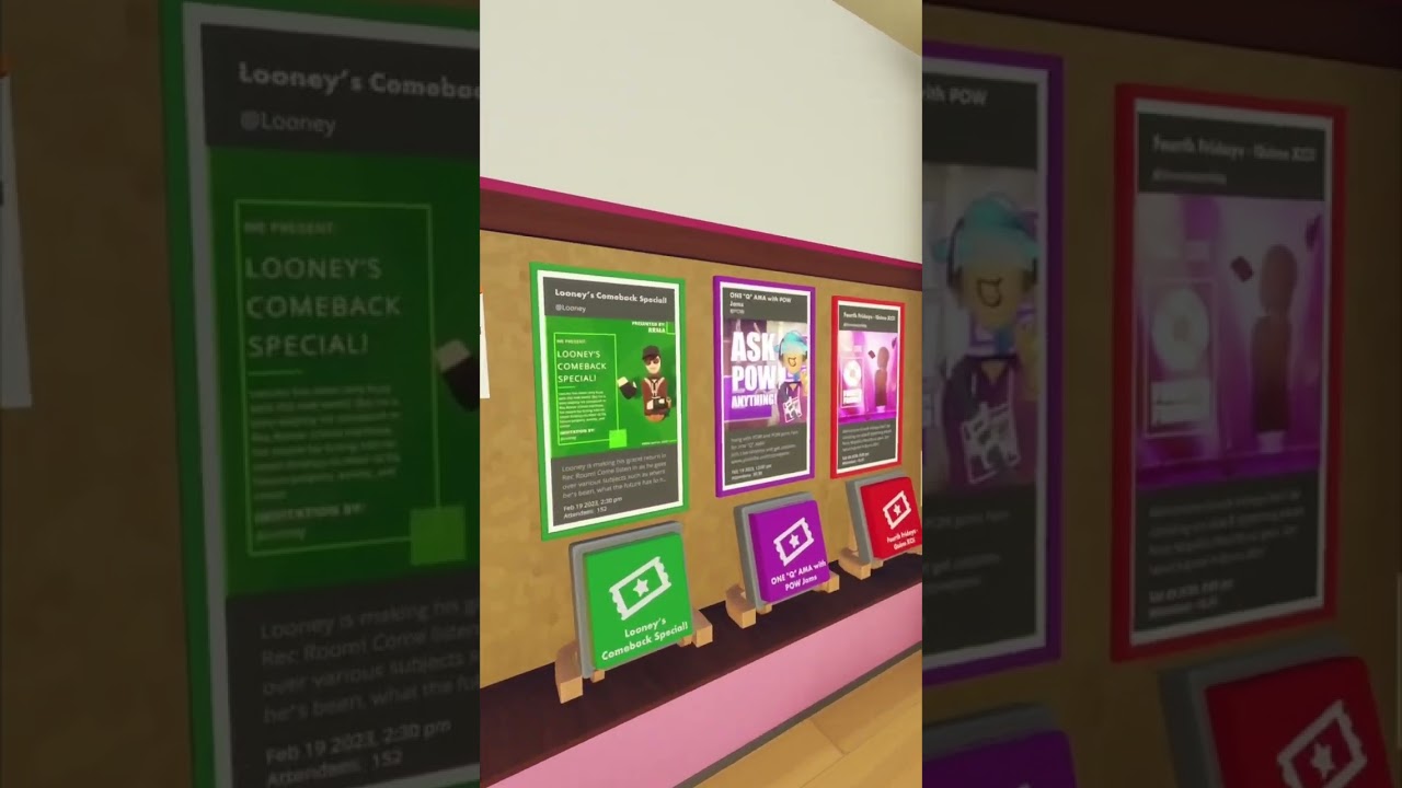 Rec Room’s NEW Rec Center Events! 😳