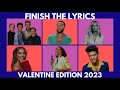 Finish the lyrics quiz  valentine most popular love songs 2023