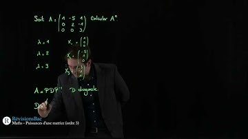 [RévisionsBac.com] - Matrices 3x3 : puissance n de matrice diagonalisable