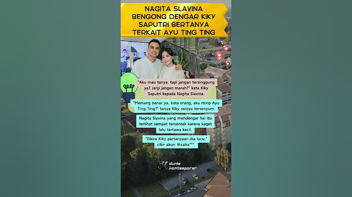 Nagita Slavina Bengong Dengar Kiky Saputri Bertanya Terkait Ayu Ting Ting #shortvideo