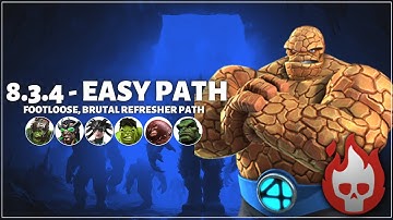 MCOC: Act 8.3.4 - Easy Path For Completion - Valkryie vs Thing - 2023