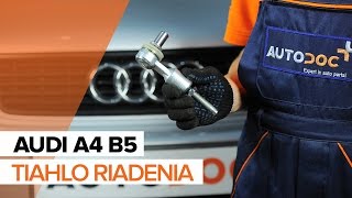 Oprava AUDI A4 B5 Avant (8D5) 2.6 vlastnými rukami - video sprievodca autom