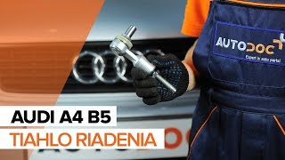 Ako vymeniť tiahlo riadenia na AUDI A4 B5 [NÁVOD]