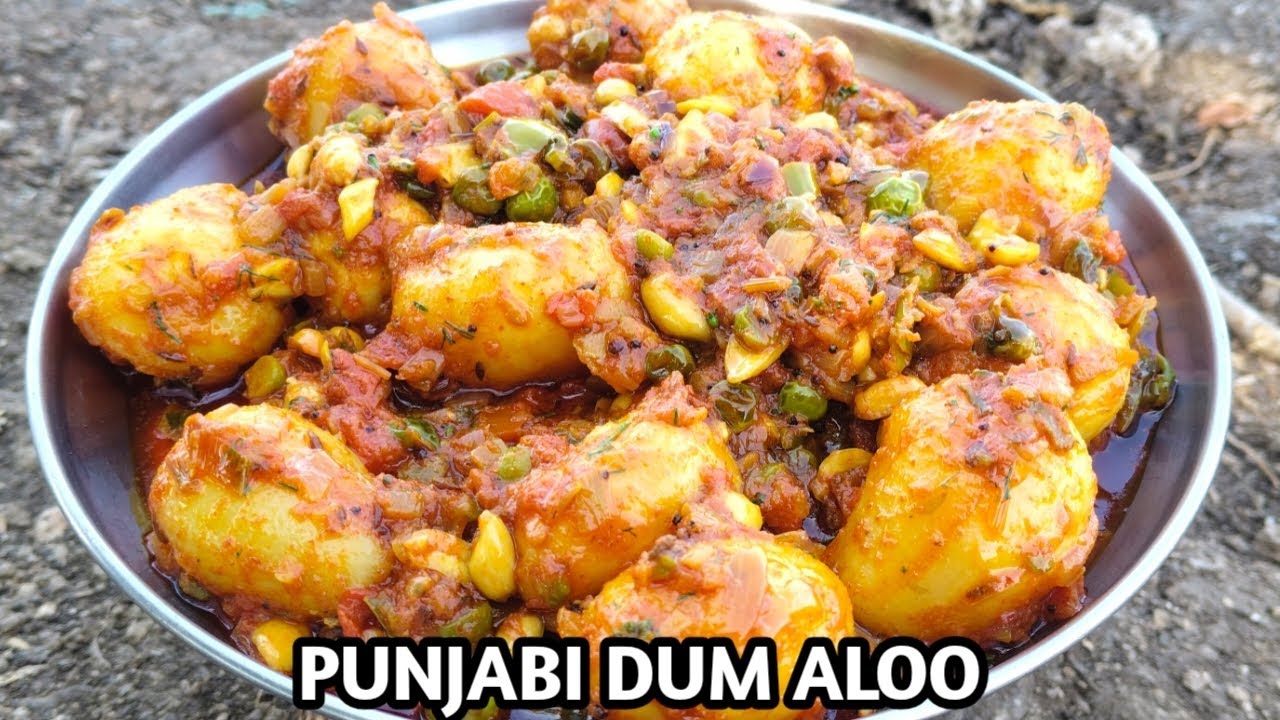 DUM ALOO | Dhaba Style Dum Aloo Recipe | Village Rasoi | punjabi dum aloo